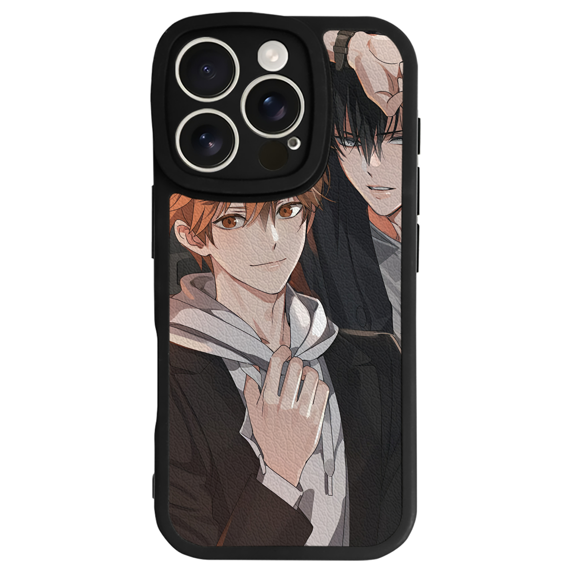 （画像用） ハイキュー!! Haikyu!! 【iPhone 16シリーズ対応】シリコンスマホケース（レザー調） 材質：シリコン